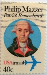 Stamps United States -  Philip Mazzei