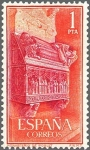 Stamps : Europe : Spain :  REAL MONASTERIO DE SANTA MARIA DE POBRET"tumba de martin"