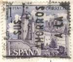 Sellos de Europa - Espa�a -  ESPANA 1964 (E1546) Serie turistica Paisajes y Monumentos - Alcazar de Segovia  1p1p