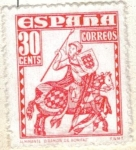 Stamps Spain -  ESPANA 1948 (E1034) Personajes - Almirante D Ramon de Bonifaz 30c