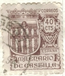 Stamps Spain -  ESPANA 1944 (E978) Milenario de Castilla 40c