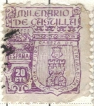 Stamps Spain -  ESPANA 1944 (E974) Milenario de Castilla 20c 2 INTERCAMBIO