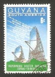Stamps America - Guyana -  navidad, estación de radio guyana trinidad