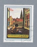 Stamps United Arab Emirates -  Henri De Braekeleer