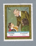 Stamps United Arab Emirates -  Noel La Tradistionale Fete d'Infants a L'Elysee