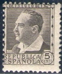 Stamps : Europe : Spain :  ESPAÑA 1934 681 Sello ** Vicente Blasco Ibañez 5c Republica Española Espana Spain Espagne Spagna 
