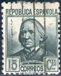 Sellos de Europa - Espa�a -  ESPAÑA 1934 683 Sello º Personajes Concepcion Arenal 15c Republica Española
