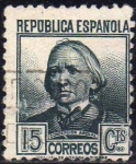 Stamps Spain -  ESPAÑA 1934 683 Sello º Concepcion Arenal 15c Republica Española