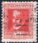 Stamps Spain -  ESPAÑA 1935 691 Sello Personajes Lope de Vega 30c República Española usado Espana Spain Espagne
