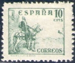 Stamps Spain -  ESPAÑA 1938 817 Sello Nuevo Rodrigo Diaz de Vivar El Cid 10c Spain Espagne Spagna Spanje Spanien