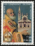 Stamps : Europe : Italy :  ITALIA - Catedral, Torre Cívica y la Gran Plaza, Modena