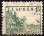 Sellos de Europa - Espa�a -  ESPAÑA 1938 819 Sello Rodrigo Diaz de Vivar El Cid 15c usado Spain Espagne Spagna Spanje Spanien
