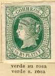 Stamps : Europe : Spain :  Isabel II Ed 1864