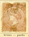 Stamps Spain -  Isabel II Ed 1868