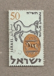Stamps Asia - Israel -  Medallón caballo