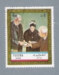 Stamps United Arab Emirates -  Le General Et Mone De Gaulle 