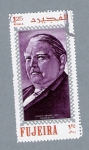 Stamps United Arab Emirates -  Ludwg Erhard