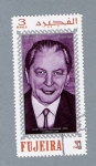 Stamps United Arab Emirates -  Kurt Georg Kiesinger