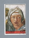Stamps United Arab Emirates -  Michelangelo