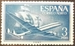 Stamps Spain -  Superconstellation y nao 