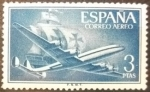 Sellos de Europa - Espa�a -  Superconstellation y nao 