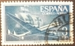 Stamps : Europe : Spain :  Superconstellation y nao 