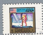 Stamps United Arab Emirates -  Conquista de la Luna