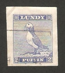 Stamps Europe - Lundy -  fauna, frailecillo