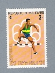 Sellos del Mundo : Asia : Maldivas : Montreal XXI Olimpiadas'76