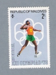 Stamps : Asia : Maldives :  Montreal XXI Olimpiadas
