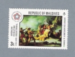 Stamps Asia - Maldives -  American Revolution Bicentennial 1776-1976 (repetido)