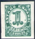Sellos de Europa - Espa�a -  ESPAÑA 1940 914 Sello ** Cifras sin dentar Estado Español