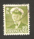 Stamps Europe - Greenland -  frederic IX 