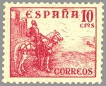 Stamps Spain -  ESPAÑA 1949 1045 Sello Nuevo Rodrigo Diaz de Vivar El Cid 10c Espana Spain Espagne Spagna Spanje Spa