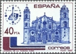 Stamps Spain -  ESPAÑA 1985 2782 Sello Nuevo America Expaña Espamer Catedral de la Habana Espana Spain Espagne Spagn