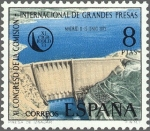 Stamps : Europe : Spain :  X I  CONGRESO DE LA COMISION INTERNACIONAL DE GRANDES PRESAS"presa de iznajar"