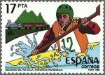 Stamps Spain -  ESPAÑA 1985 2785 Sello Nuevo Fiestas Populares Españolas Descenso Rio Sella Arriondas Ribadesella Es