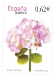 Stamps Spain -  Hortensia