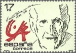 Stamps Spain -  España 1985 2808 Sello ** Personajes Vicente Aleixandre Timbre Espagne Spain Spagna