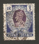 Stamps : Asia : Myanmar :  burma - george VI 