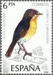 Stamps Spain -  ESPAÑA 1985 2820 Sello Nuevo Aves Pajaros Curruca Carrasqueña Espana Spain Espagne Spagna Spanje Spa