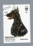 Stamps Afghanistan -  Dobermann