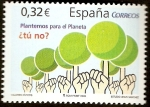 Stamps : Europe : Spain :  Plantemos para el planeta