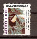 Stamps Honduras -  RAMPHASTOS  SULFURATUS