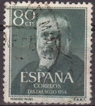 Stamps Spain -  ESPAÑA 1954 1142 Sello º Marcelino Menendez y Pelayo