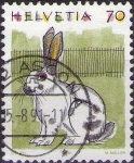 Stamps Switzerland -  Conejo