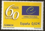 Stamps Spain -  Aniversario Consejo de Europa