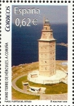 Stamps : Europe : Spain :  Faro de Torre de Hercules