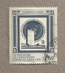 Stamps ONU -  40 Aniv, de la administación postal de la ONU