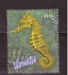 Stamps Oceania - Vanuatu -  serie- Caballitos de mar